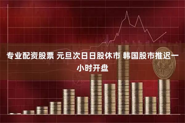 专业配资股票 元旦次日日股休市 韩国股市推迟一小时开盘